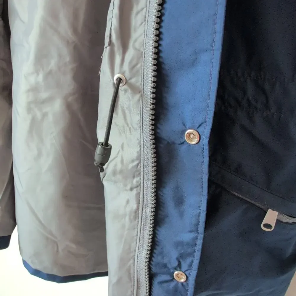 Vintage The North‎ Face 1970s Brown Label Jacket Navy Blue Gore-Tex Men's XL